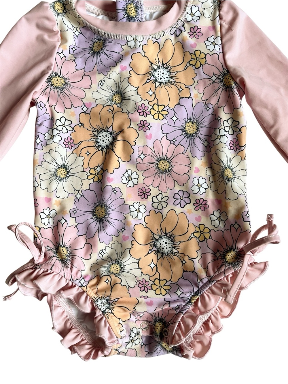 Caden Lane UV Protection Ruffle Bottom Swimsuit - Picture 4 of 10
